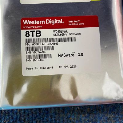 Лот: 17191741. Фото: 1. 8TB WD800EFAX 3.5 дюйма Sata3... Жёсткие диски (HDD)