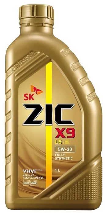 Лот: 12607681. Фото: 1. ZIC NEW X9 5W30 1л (масло моторное... Масла, жидкости