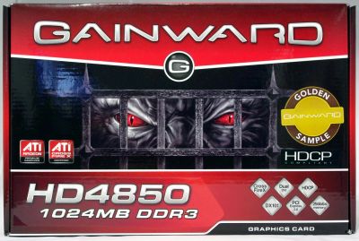 Лот: 4052408. Фото: 1. Видеокарта Gainward HD 4850 1024MB... Видеокарты