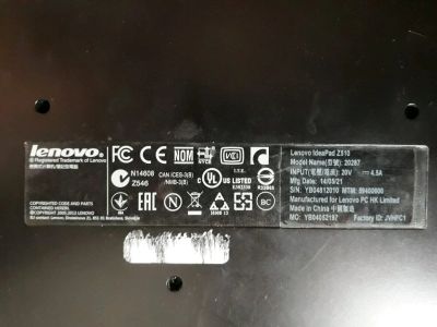Лот: 12392573. Фото: 1. Ноутбук lenovo z510-20287 (мертвый... Ноутбуки