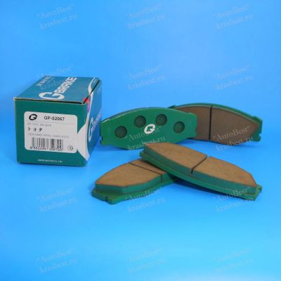 Лот: 10322467. Фото: 1. Колодки тормозные передние Gbrake... Тормозная система