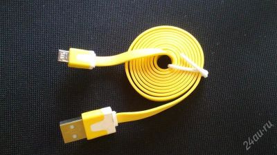 Лот: 2816446. Фото: 1. USB 2.0 - micro USB кабель для... Дата-кабели, переходники