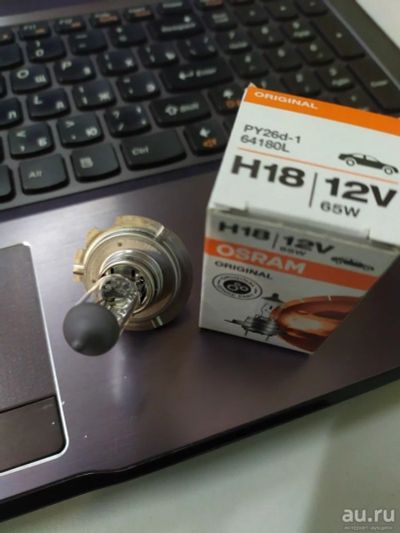 Лот: 17775166. Фото: 1. Лампа H18 12V 65W OSRAM 64180L... Оптика и освещение