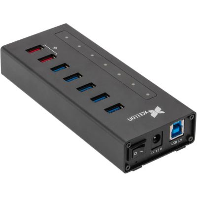 Лот: 21439265. Фото: 1. USB-хаб Xcellon 7-Port USB 3.1... USB хабы