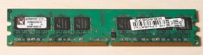 Лот: 5065779. Фото: 1. 1Gb + 1Gb Kingston DDR2. Оперативная память