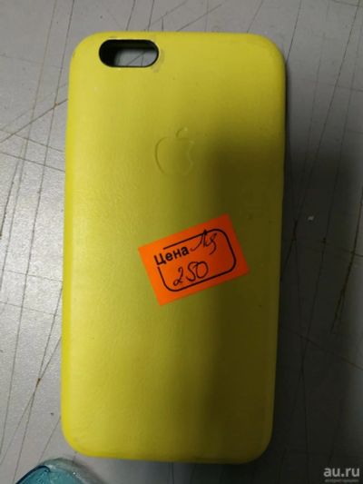 Лот: 12740600. Фото: 1. Чехол для Iphone 6 желтый. Чехлы, бамперы