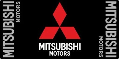 Лот: 11950621. Фото: 1. Табличка под Японский номер "Mitsubishi... Детали тюнинга
