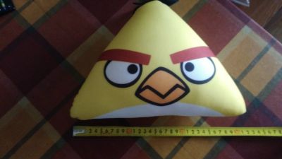 Лот: 19545060. Фото: 1. Angry Birds декоративная подушка-антистресс... Другое (сувениры, подарки)