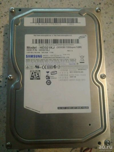Лот: 10859146. Фото: 1. жесткий диск Samsung 320 гигов... Жёсткие диски
