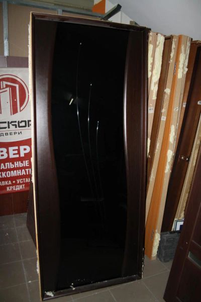 Лот: 13502009. Фото: 1. Дверь Луидор Рио шпон черный дуб... Двери межкомнатные