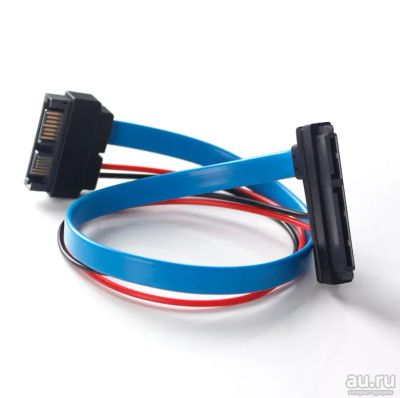 Лот: 17458551. Фото: 1. Кабель SATA 22Pin 7+15 к Slimline... Шлейфы, кабели, переходники