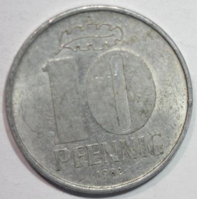 Лот: 8659467. Фото: 1. 10 пфеннигов 1982 год. А. Германия... Германия и Австрия