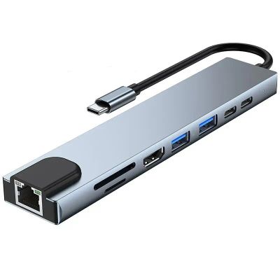 Лот: 21133484. Фото: 1. USB 3.1 Type C HUB / док станция... Картридеры