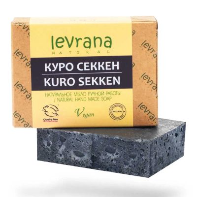Лот: 24110698. Фото: 1. Мыло Levrana, Куро Секкен, 100... Уход за телом