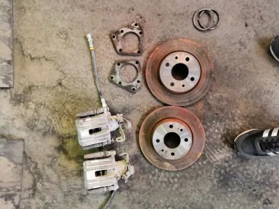Лот: 12997420. Фото: 1. Задние дисковые тормоза ВАЗ классика. Тормозная система