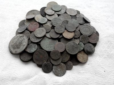 Лот: 5049073. Фото: 1. 197 царских медных монет. Россия до 1917 года