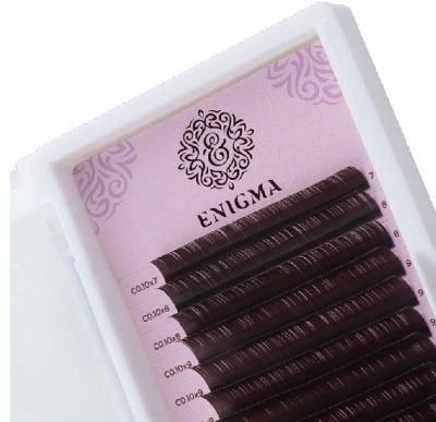 Лот: 11388716. Фото: 1. Коричневые ресницы «Мокка» enigma... Наращивание ресниц, волос