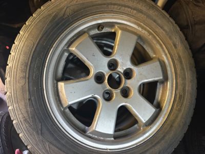 Лот: 25756056. Фото: 1. Колеса зимние R15 5x100. Шины на дисках
