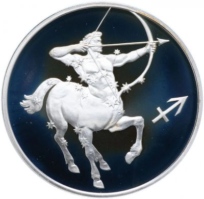 Лот: 14071687. Фото: 1. 3 рубля 2003 года Знаки зодиака... Россия после 1991 года