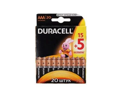 Лот: 19823509. Фото: 1. Батарейка DURACELL LR03/(2x10... Батарейки, аккумуляторы, элементы питания