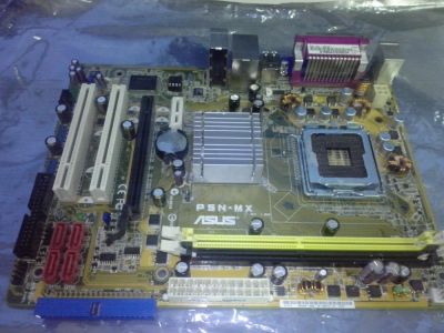 Лот: 4858174. Фото: 1. Материнская плата Asus P5N-MX... Материнские платы