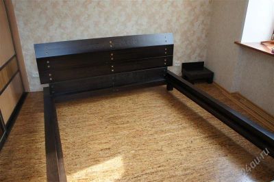 Лот: 2029447. Фото: 1. Кровать двухспальная из массива... Кровати