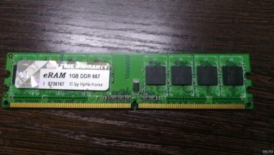 Лот: 18052825. Фото: 1. Оперативная память eram 1 gb ddr2... Оперативная память