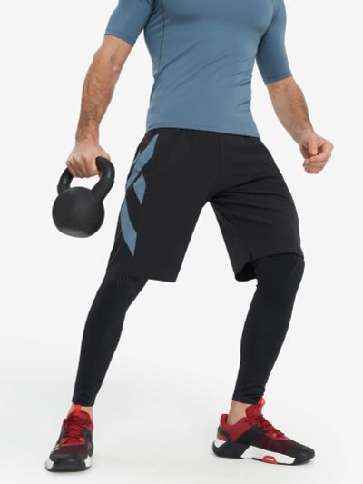 Лот: 25538817. Фото: 1. Шорты мужские Athlex, Черный. Шорты
