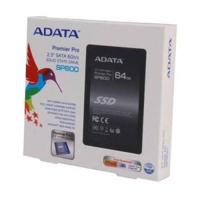 Лот: 4552705. Фото: 1. Винчестер SSD SATA-III 64GB A-Data... Жёсткие диски (HDD)