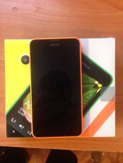 Лот: 2910771. Фото: 1. Nokia Lumia 630 с коробкой. Смартфоны