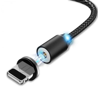 Лот: 22150191. Фото: 1. Кабель USAMS Lighting Magnetic... Дата-кабели, переходники