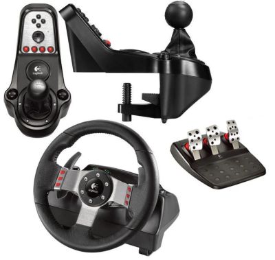 Лот: 6502463. Фото: 1. Руль Logitech G27. Рули, джойстики