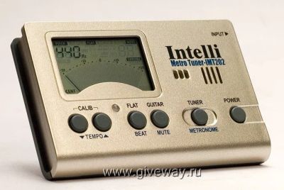 Лот: 4969557. Фото: 1. Тюнер + метроном Intelli IMT-202. Гитарные эффекты и комбоусилители