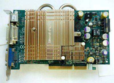 Лот: 7588807. Фото: 1. Видеокарта Gigabyte GeForce 6600... Видеокарты