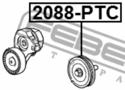 Лот: 18584927. Фото: 1. Ролик обводной 2088PTC FEBEST. Двигатель и элементы двигателя