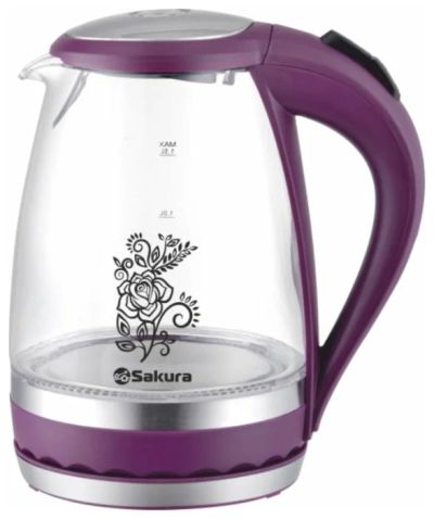 Лот: 10911168. Фото: 1. Чайник Sakura SA-2712W (1.6 л... Чайники, кофемашины, кулеры