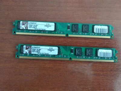 Лот: 16650879. Фото: 1. Оперативная память 2х2gb Kingston... Оперативная память