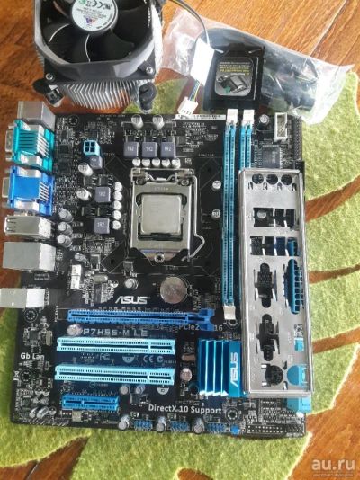 Лот: 13853102. Фото: 1. Комплект asus P7H55-M LE Intel... Комплекты запчастей