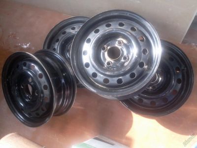 Лот: 4614286. Фото: 1. диски японские штампованные 4шт... Диски