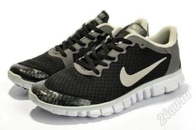 Лот: 2843123. Фото: 1. Кроссовки Nike 3.0 черные с серым... Кеды, кроссовки, слипоны