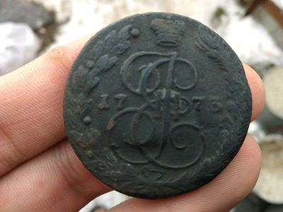 Лот: 12611419. Фото: 1. 5 копеек 1773 ем!!!Очень хорошая... Россия до 1917 года