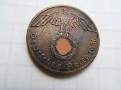 Лот: 9674245. Фото: 1. Германия (Третий рейх) 1 рейхспфенниг... Германия и Австрия