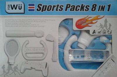 Лот: 2509416. Фото: 1. Sports Pack 8 in 1 Nintendo WII... Аксессуары для игровых приставок, консолей, геймпады