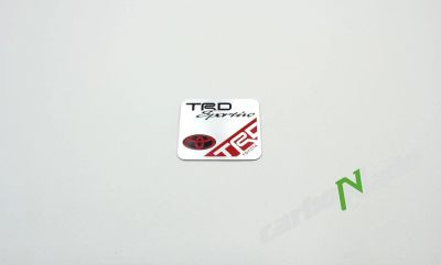 Лот: 10520835. Фото: 1. Шильд TRD квадратный на самоклейке. Детали тюнинга