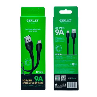 Лот: 25794667. Фото: 1. Кабель GERLAX Lighting D19L 1m... Дата-кабели, переходники