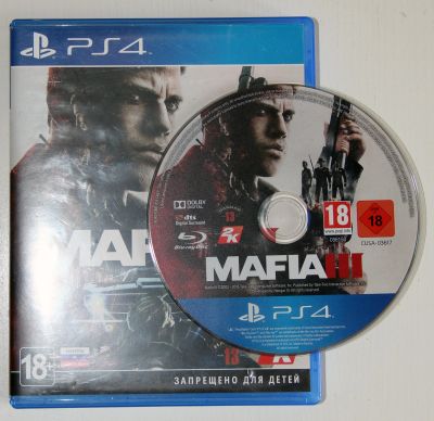 Лот: 15787087. Фото: 1. Mafia 3 ( ps4 ) Лицензионный диск... Игры для консолей