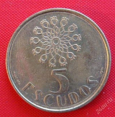 Лот: 1588274. Фото: 1. (№643/LF) 5 эскудо 1990 (Португалия... Европа