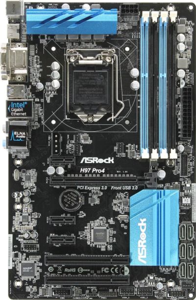 Лот: 16661198. Фото: 1. Крутая мать под LGA1150: ASRock... Материнские платы