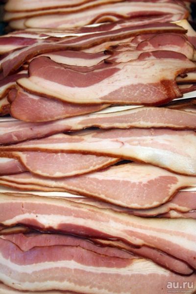 Лот: 16867575. Фото: 1. Бекон полукопченный 1 кг смотри... Мясо, птица, яйцо