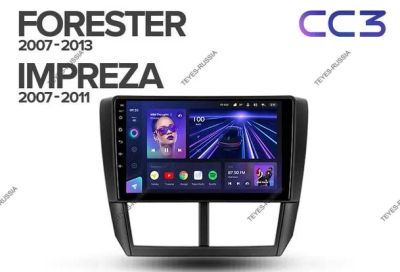 Лот: 20760385. Фото: 1. Магнитола Teyes CC3 Forester 3... Автомагнитолы